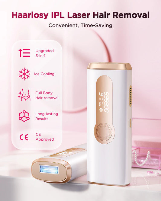 Flash Laser Epilator IPL Hair Removal For Men and Women Body Bikini Facial Permanant Painless IPL Hair Remover Machine