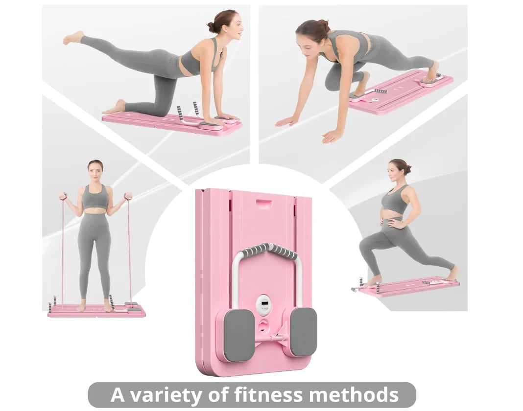 Adjustable Pilates Board, Home Workout | Ab & Push-up Workout Board- Yoga