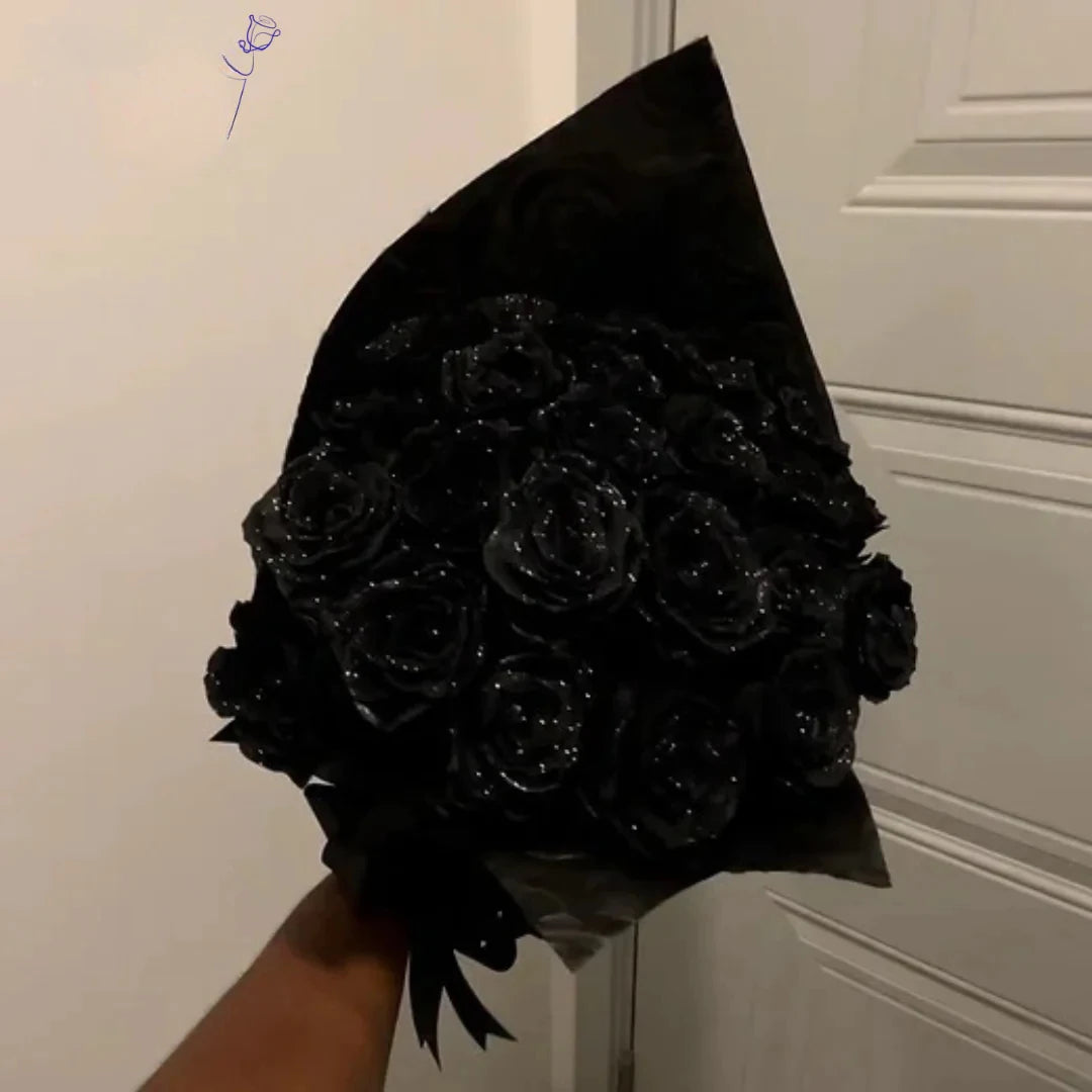Crystal Glitter Rose Flower