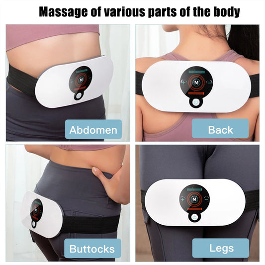 Slim Massager Electric Waist Trainer Fat Cellulite Burner Belt Vibration Muscle Massage Slimming Pulse Weight Loss