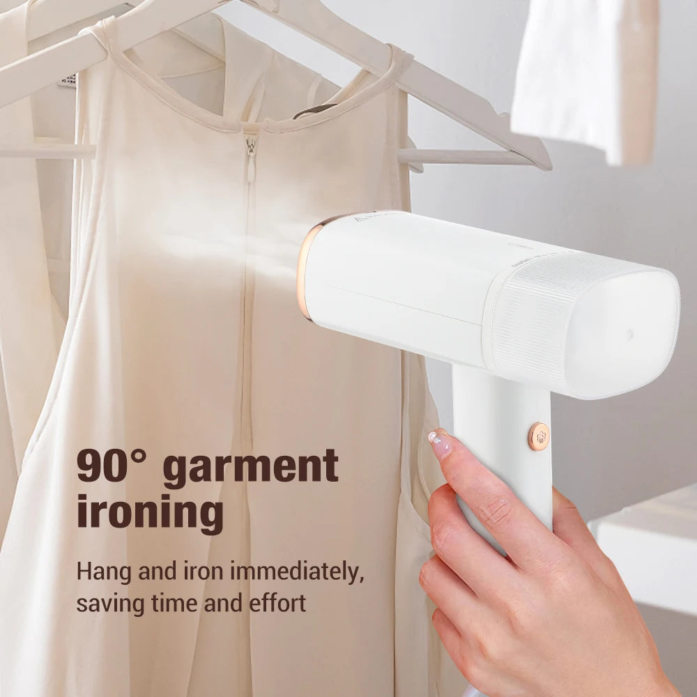 Steam Iron 1000W Folding Mini Garment Hanging Steamer Clothes Ironing Wet Dry Ironing Machine for Home Travel