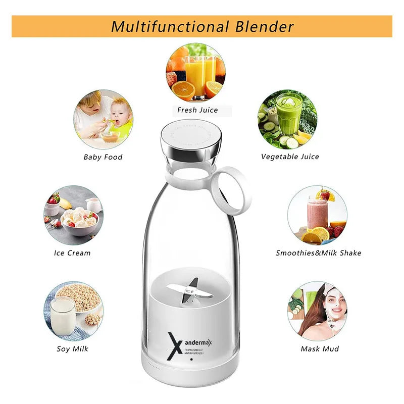 Usb Mini Fruit Mixers Juicers Fruit Extractors Food Milkshake Multifunction Juice Maker Machine