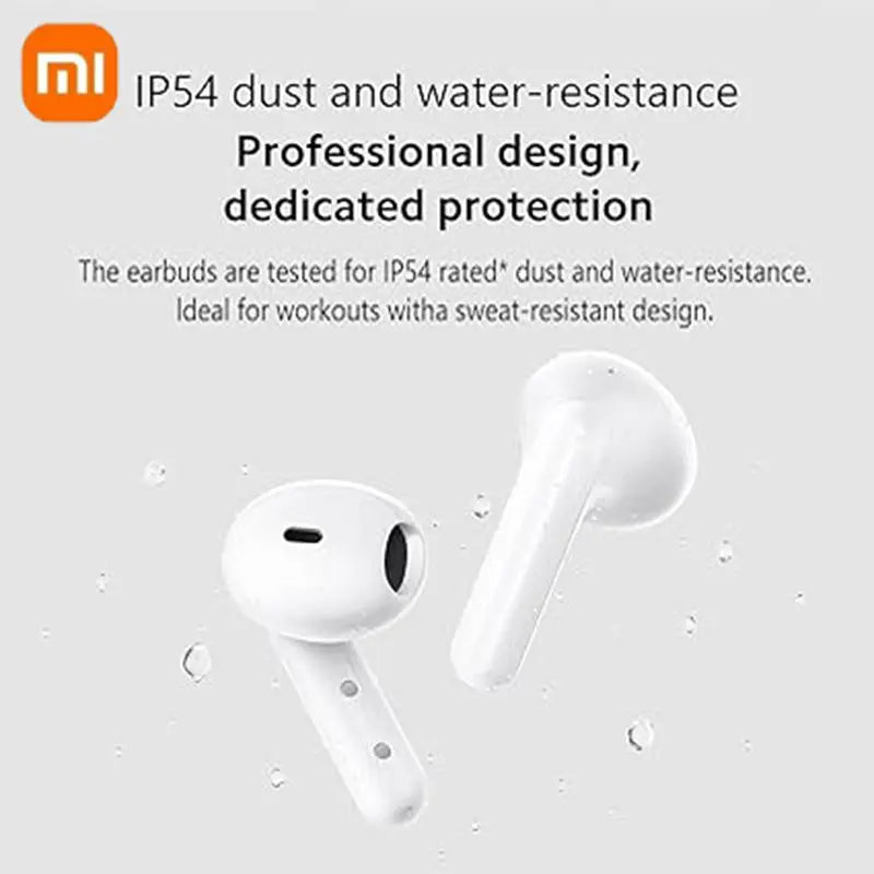Wireless Earbuds  IP54 Waterproof Headset 20H Playtime Lightweight Comfort Fit Headphones
