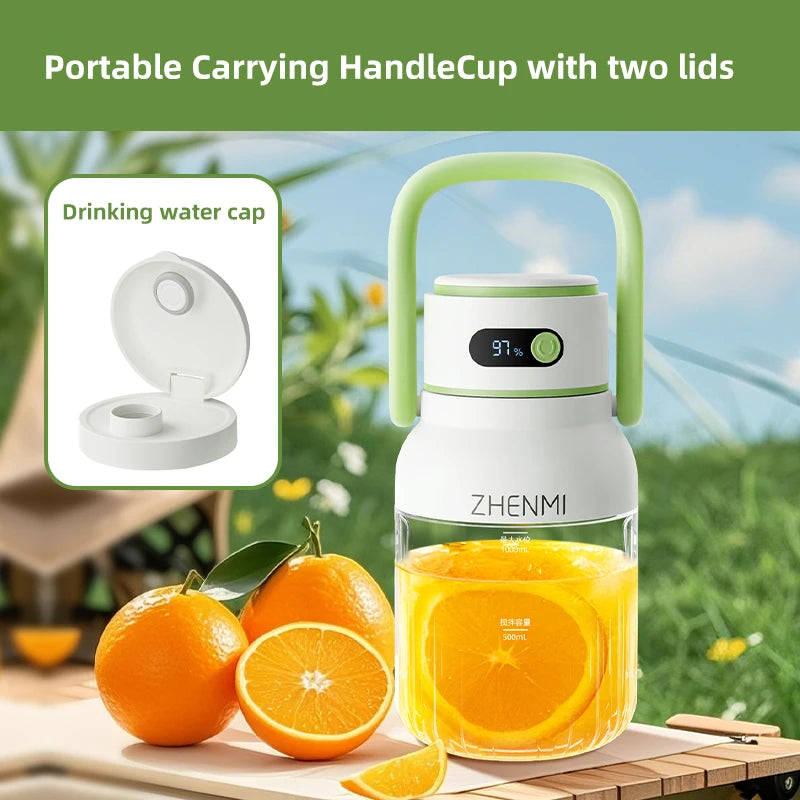 USB-C Rechargeable, Easy To Clean, Suitable For Juicing Fruits And Vegetable